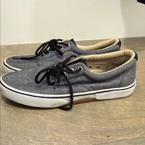Sperry Charcoal Canvas Sneakers